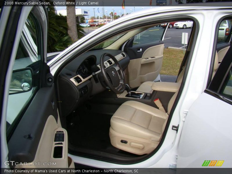 Oxford White / Light Camel 2008 Mercury Sable Sedan