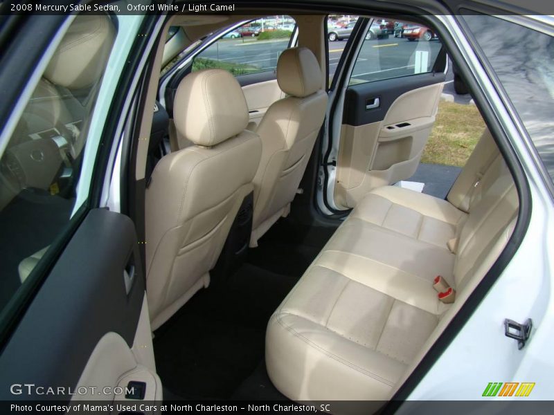 Oxford White / Light Camel 2008 Mercury Sable Sedan