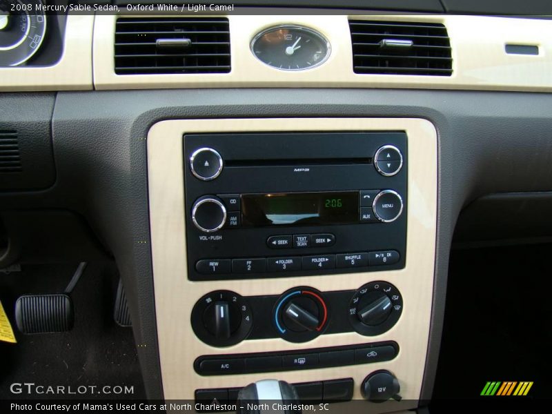 Oxford White / Light Camel 2008 Mercury Sable Sedan