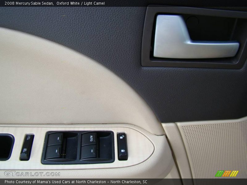 Oxford White / Light Camel 2008 Mercury Sable Sedan