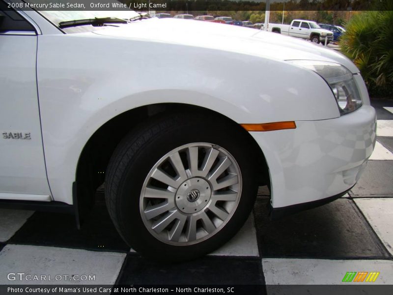 Oxford White / Light Camel 2008 Mercury Sable Sedan