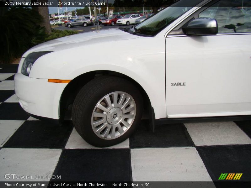 Oxford White / Light Camel 2008 Mercury Sable Sedan