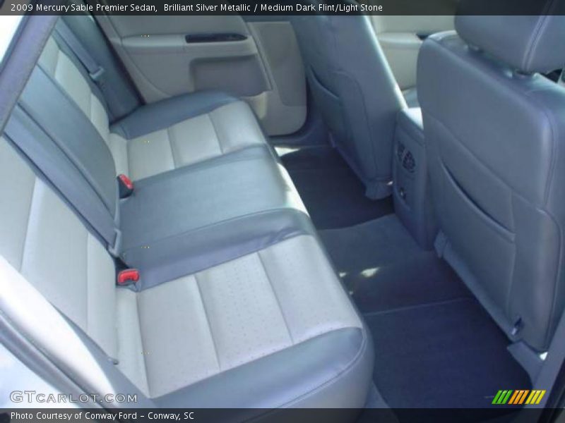 Brilliant Silver Metallic / Medium Dark Flint/Light Stone 2009 Mercury Sable Premier Sedan