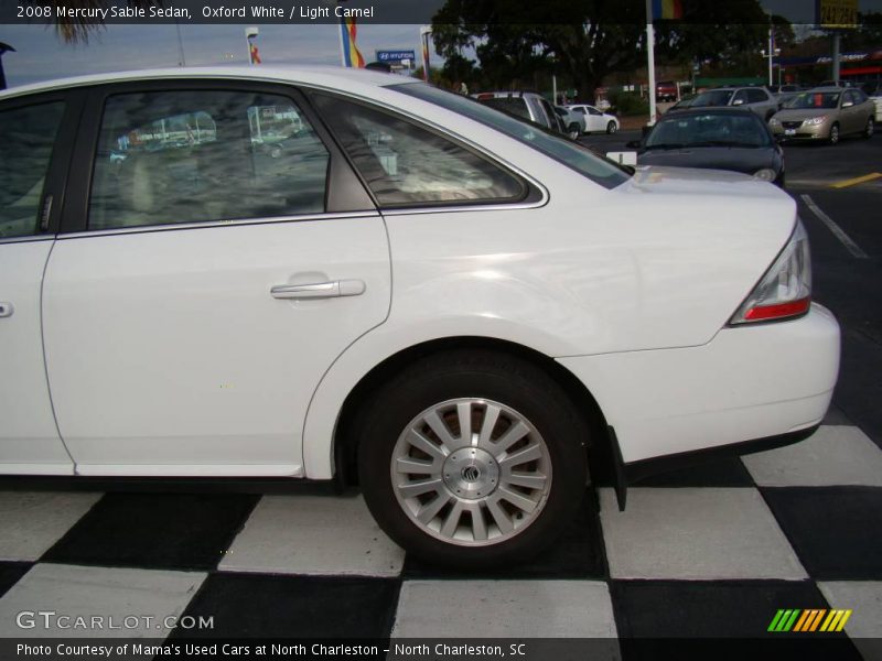 Oxford White / Light Camel 2008 Mercury Sable Sedan