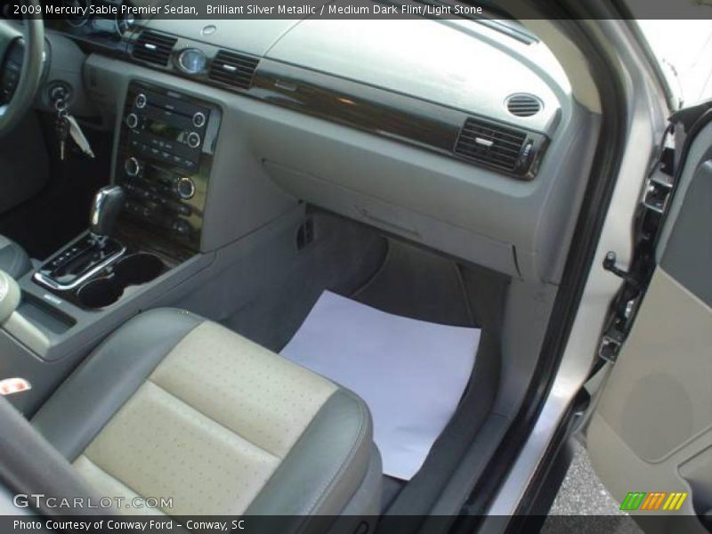 Brilliant Silver Metallic / Medium Dark Flint/Light Stone 2009 Mercury Sable Premier Sedan