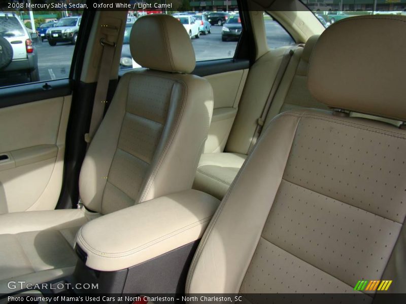 Oxford White / Light Camel 2008 Mercury Sable Sedan