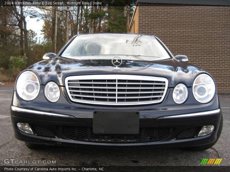 Midnight Blue / Stone 2004 Mercedes-Benz E 320 Sedan
