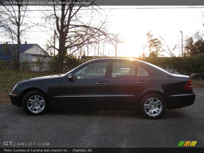 Midnight Blue / Stone 2004 Mercedes-Benz E 320 Sedan