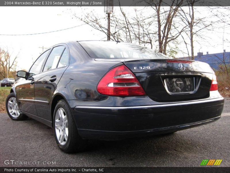 Midnight Blue / Stone 2004 Mercedes-Benz E 320 Sedan