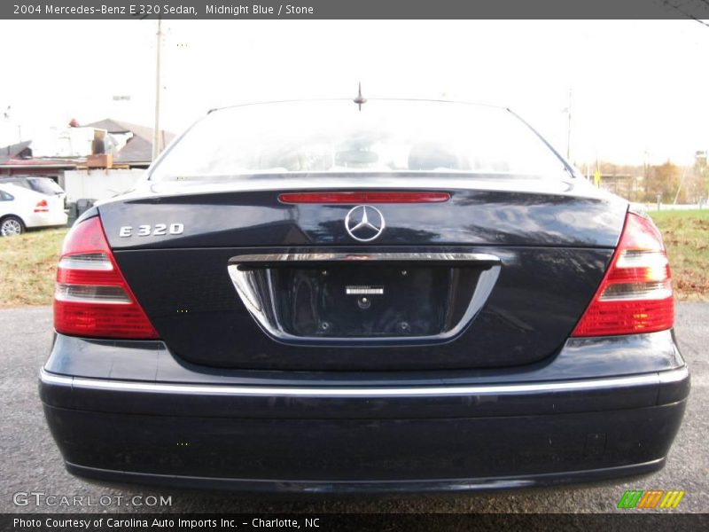 Midnight Blue / Stone 2004 Mercedes-Benz E 320 Sedan
