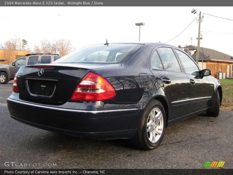 Midnight Blue / Stone 2004 Mercedes-Benz E 320 Sedan