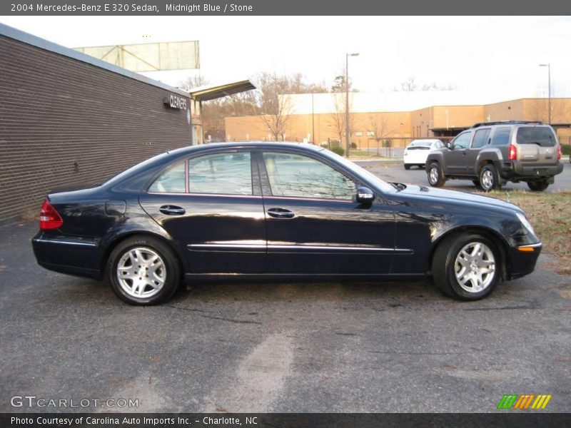 Midnight Blue / Stone 2004 Mercedes-Benz E 320 Sedan