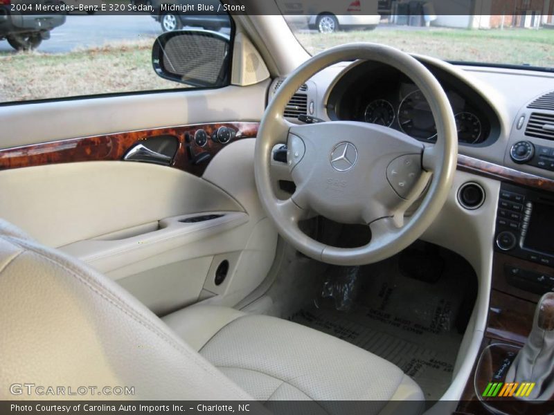 Midnight Blue / Stone 2004 Mercedes-Benz E 320 Sedan