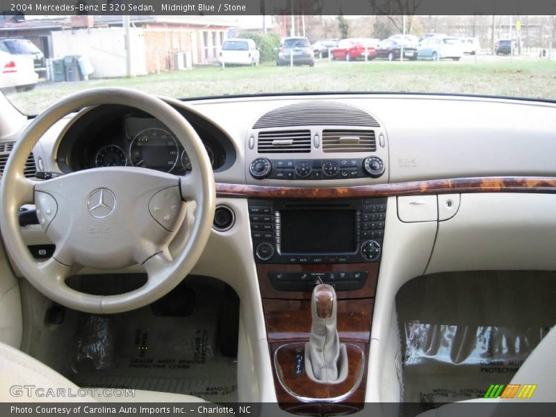 Midnight Blue / Stone 2004 Mercedes-Benz E 320 Sedan