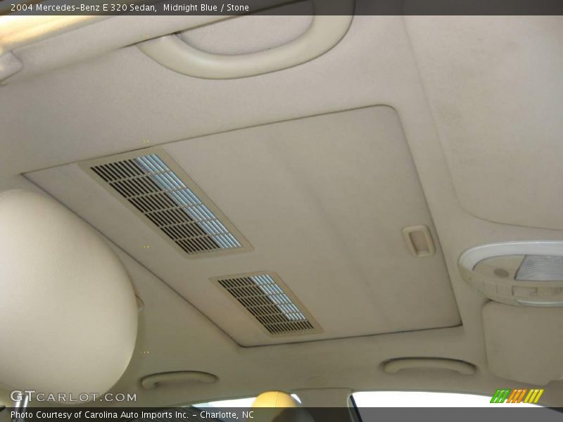Midnight Blue / Stone 2004 Mercedes-Benz E 320 Sedan