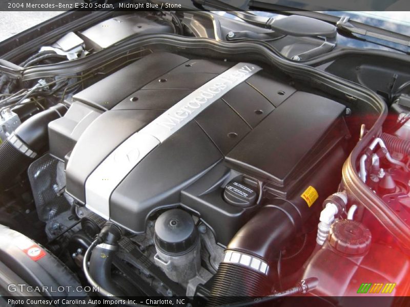 Midnight Blue / Stone 2004 Mercedes-Benz E 320 Sedan