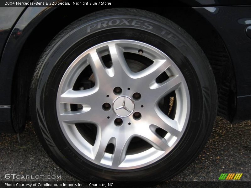 Midnight Blue / Stone 2004 Mercedes-Benz E 320 Sedan