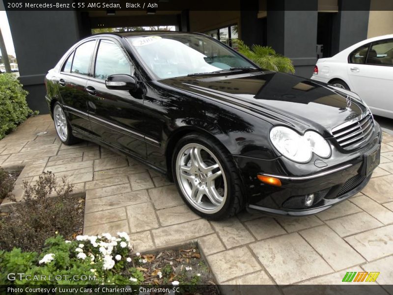 Black / Ash 2005 Mercedes-Benz C 55 AMG Sedan