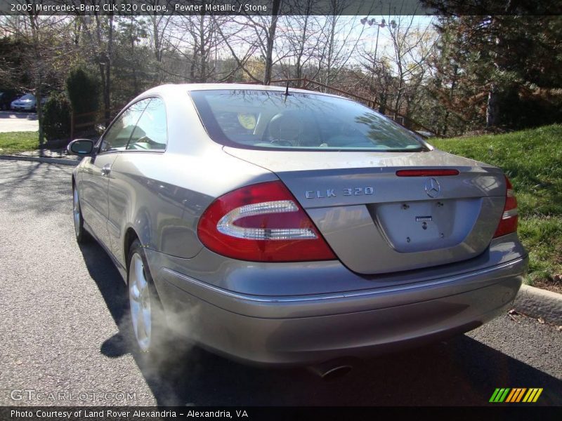 Pewter Metallic / Stone 2005 Mercedes-Benz CLK 320 Coupe