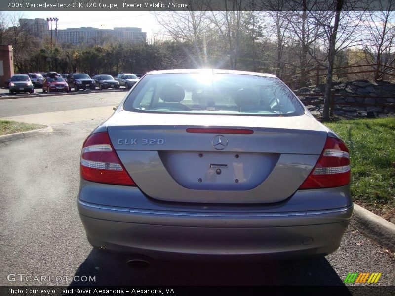 Pewter Metallic / Stone 2005 Mercedes-Benz CLK 320 Coupe