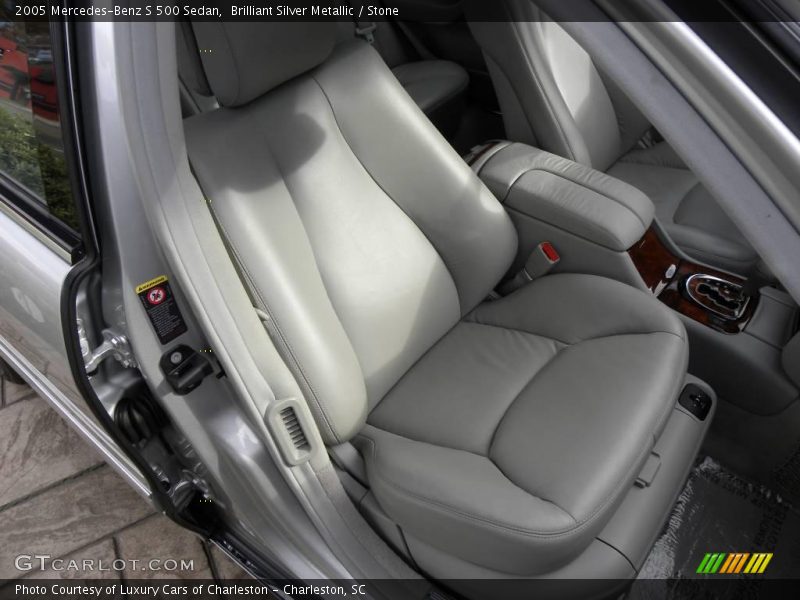 Brilliant Silver Metallic / Stone 2005 Mercedes-Benz S 500 Sedan