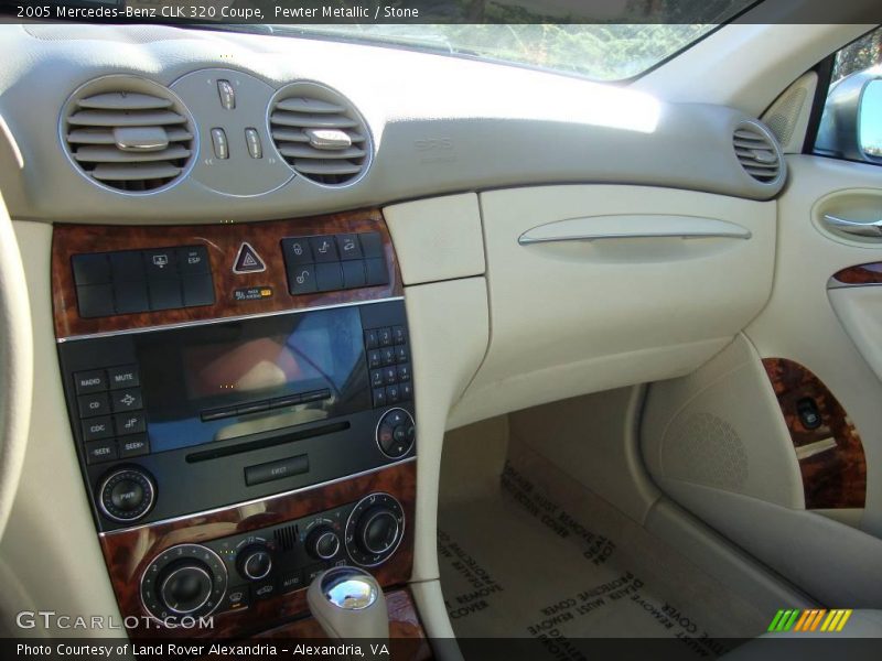 Pewter Metallic / Stone 2005 Mercedes-Benz CLK 320 Coupe