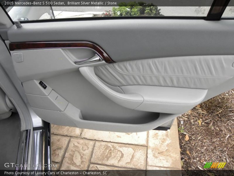 Brilliant Silver Metallic / Stone 2005 Mercedes-Benz S 500 Sedan
