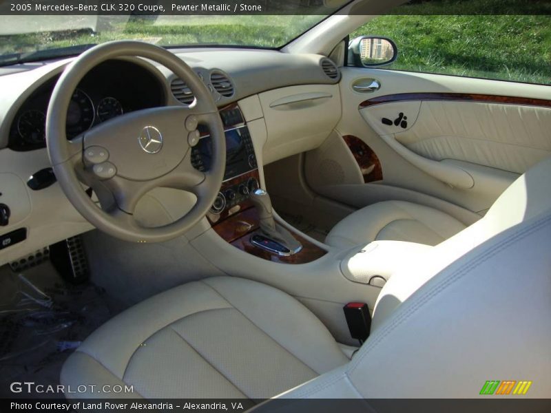 Pewter Metallic / Stone 2005 Mercedes-Benz CLK 320 Coupe