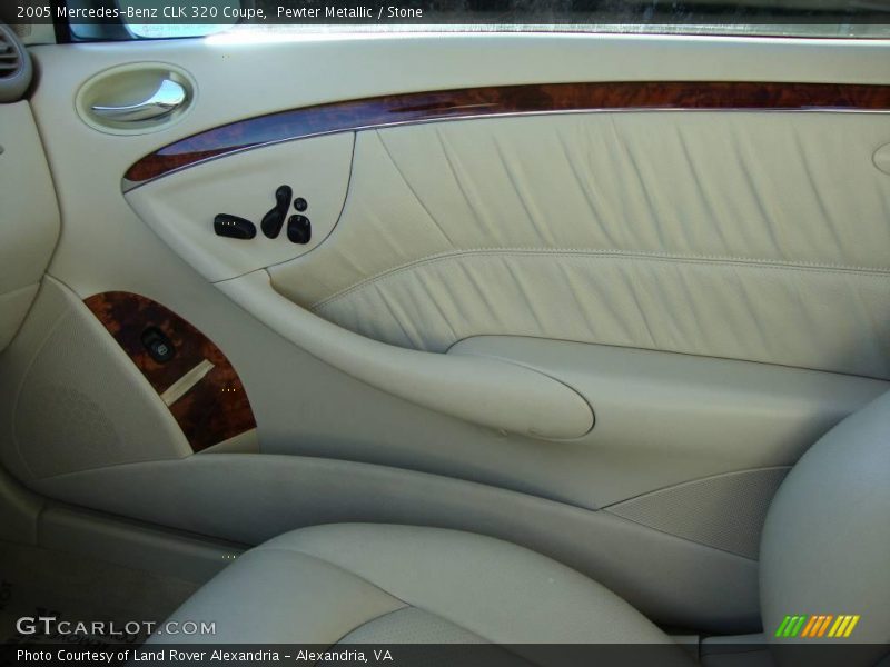 Pewter Metallic / Stone 2005 Mercedes-Benz CLK 320 Coupe