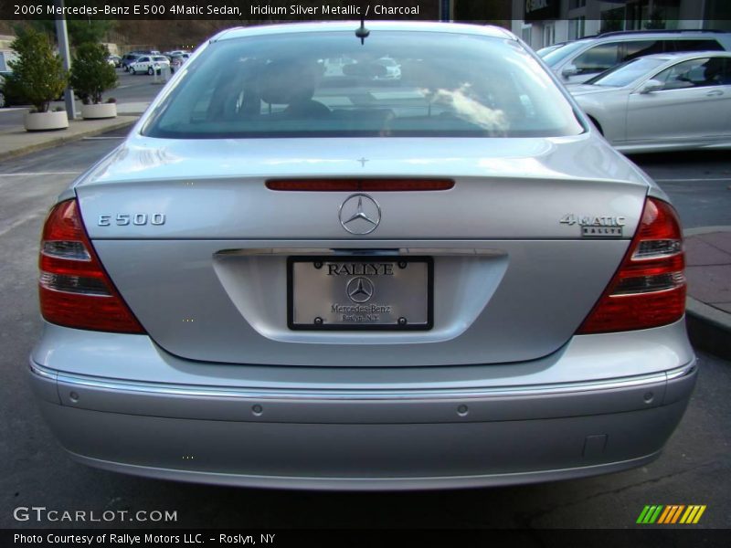 Iridium Silver Metallic / Charcoal 2006 Mercedes-Benz E 500 4Matic Sedan