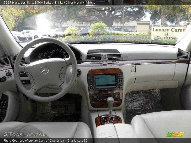 Brilliant Silver Metallic / Stone 2005 Mercedes-Benz S 500 Sedan