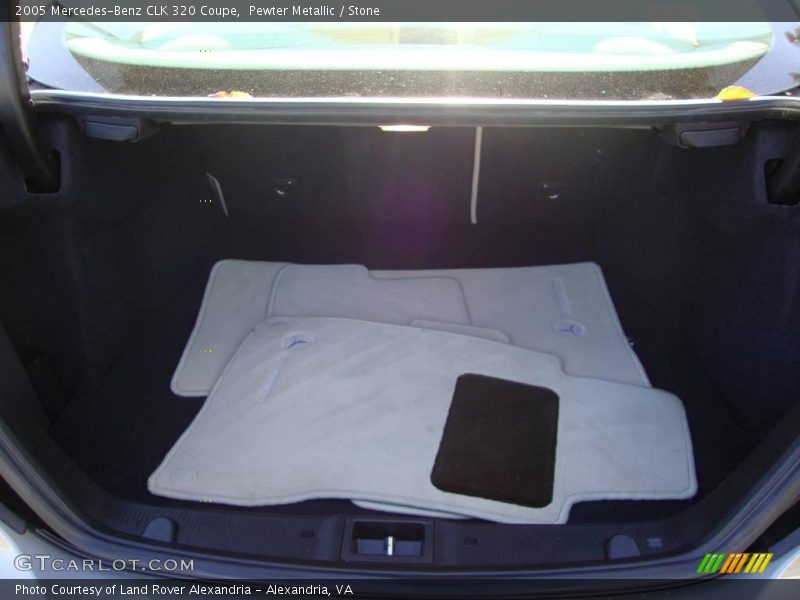 Pewter Metallic / Stone 2005 Mercedes-Benz CLK 320 Coupe