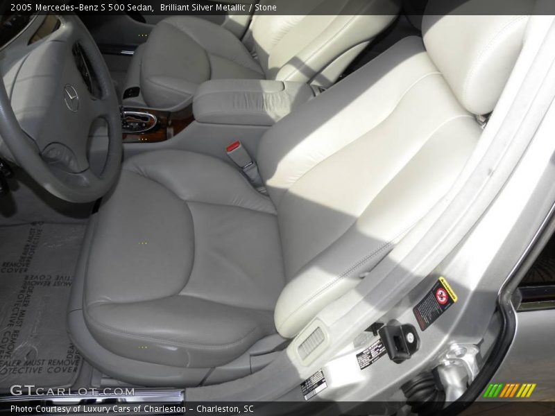 Brilliant Silver Metallic / Stone 2005 Mercedes-Benz S 500 Sedan