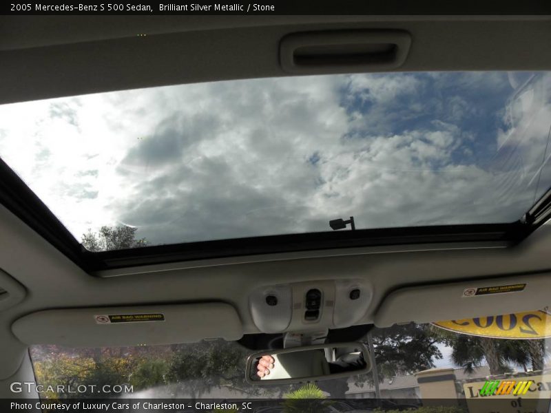 Brilliant Silver Metallic / Stone 2005 Mercedes-Benz S 500 Sedan