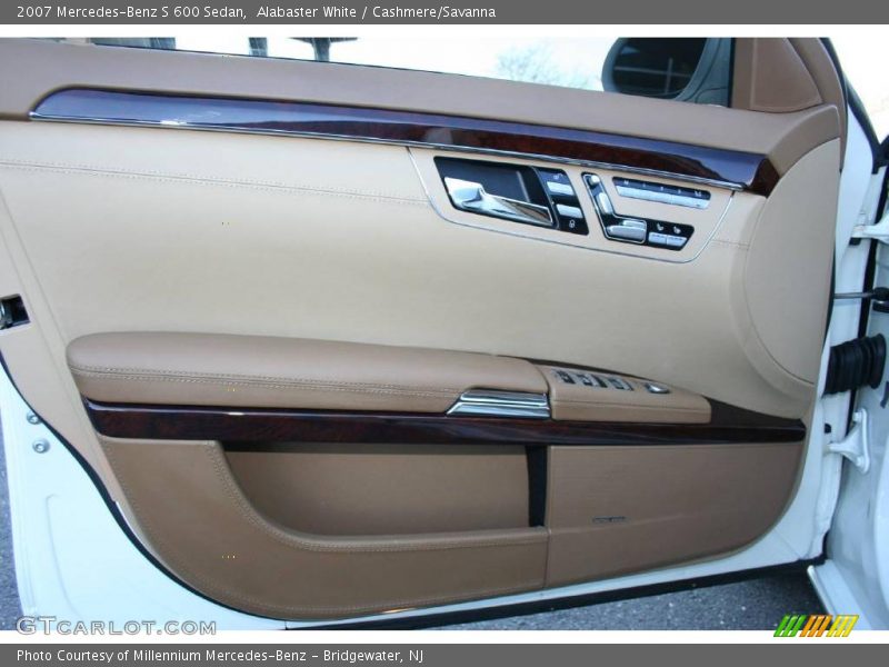 Alabaster White / Cashmere/Savanna 2007 Mercedes-Benz S 600 Sedan