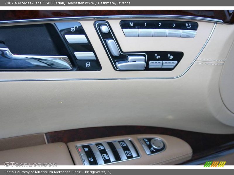 Alabaster White / Cashmere/Savanna 2007 Mercedes-Benz S 600 Sedan