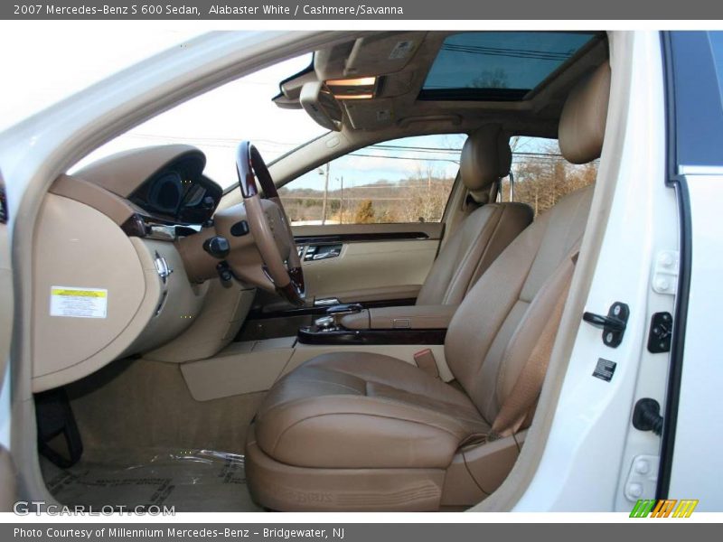 Alabaster White / Cashmere/Savanna 2007 Mercedes-Benz S 600 Sedan