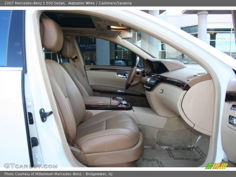 Alabaster White / Cashmere/Savanna 2007 Mercedes-Benz S 600 Sedan