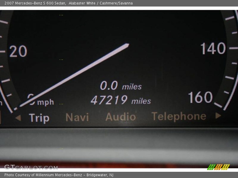 Alabaster White / Cashmere/Savanna 2007 Mercedes-Benz S 600 Sedan