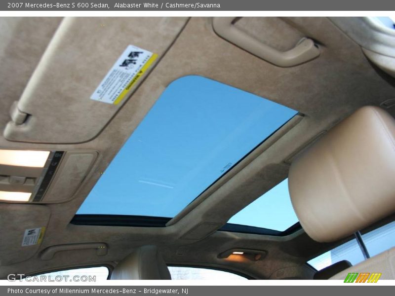 Alabaster White / Cashmere/Savanna 2007 Mercedes-Benz S 600 Sedan