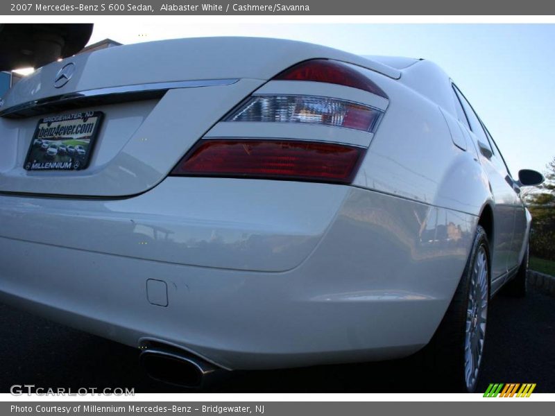 Alabaster White / Cashmere/Savanna 2007 Mercedes-Benz S 600 Sedan