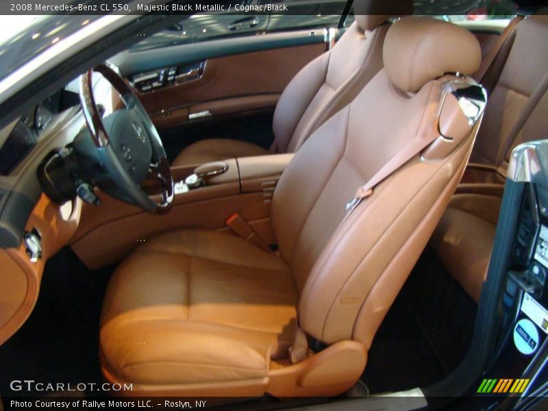 Majestic Black Metallic / Cognac/Black 2008 Mercedes-Benz CL 550