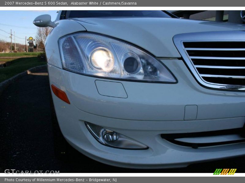 Alabaster White / Cashmere/Savanna 2007 Mercedes-Benz S 600 Sedan