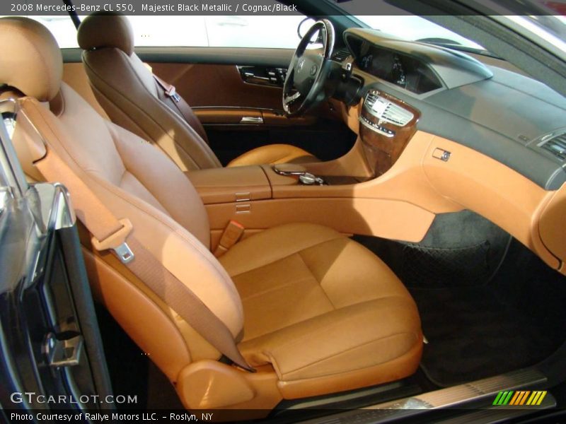 Majestic Black Metallic / Cognac/Black 2008 Mercedes-Benz CL 550