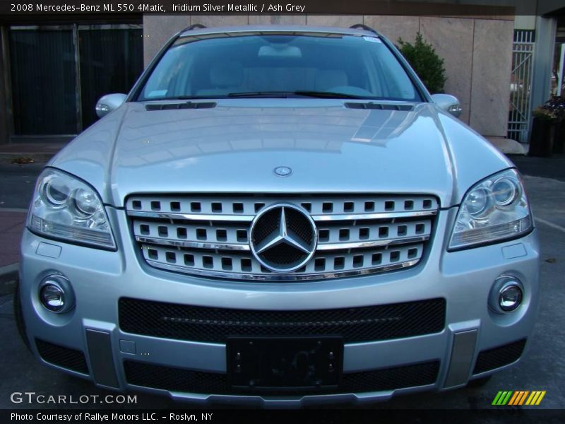 Iridium Silver Metallic / Ash Grey 2008 Mercedes-Benz ML 550 4Matic