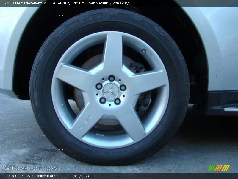 Iridium Silver Metallic / Ash Grey 2008 Mercedes-Benz ML 550 4Matic