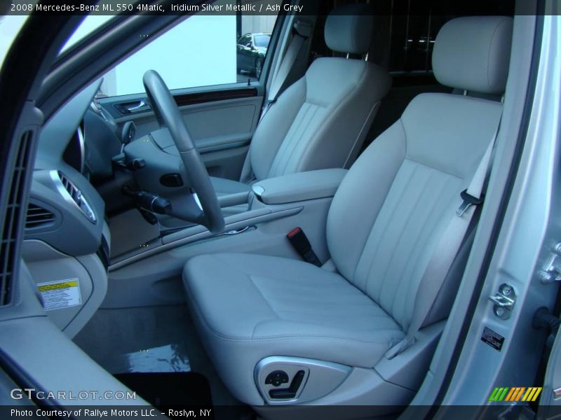 Iridium Silver Metallic / Ash Grey 2008 Mercedes-Benz ML 550 4Matic