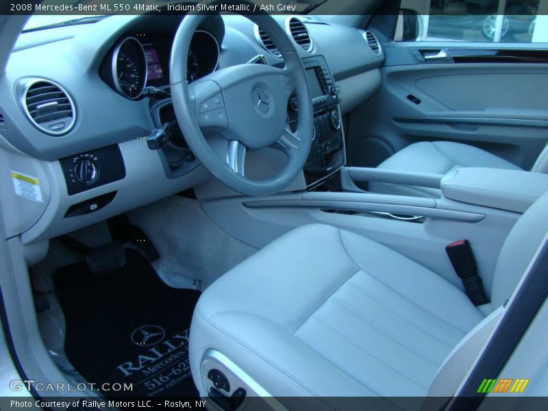 Iridium Silver Metallic / Ash Grey 2008 Mercedes-Benz ML 550 4Matic