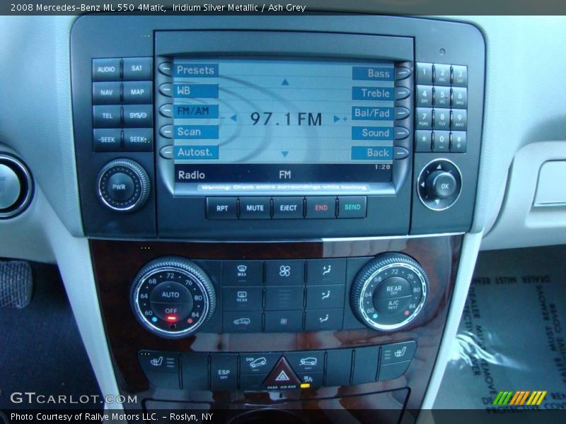 Iridium Silver Metallic / Ash Grey 2008 Mercedes-Benz ML 550 4Matic