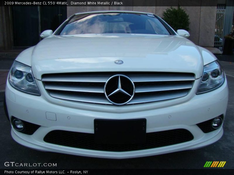 Diamond White Metallic / Black 2009 Mercedes-Benz CL 550 4Matic